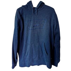 Vans Blue Off the Wall Embroidered Logo Hoodie Sz. L